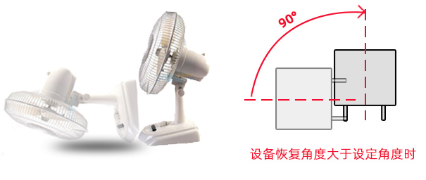 電風(fēng)扇如何實(shí)現(xiàn)跌倒斷電保護(hù)功能-傾倒保護(hù)開(kāi)關(guān)